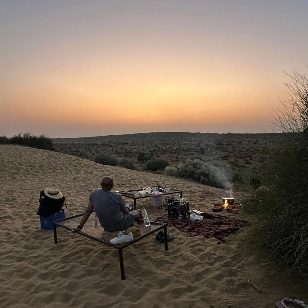 An outdoor evening from the supplied desert collection
