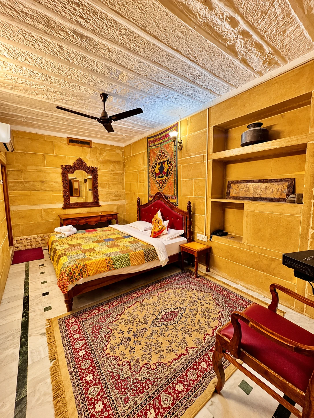 A sandstone interior from the supplied 3-star hotel collection
